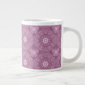 roze patroon grote koffiekop (Rechts)
