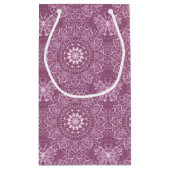  roze patroon klein cadeauzakje (Achterkant)