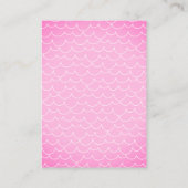 Roze patroon Korting Kaart (Achterkant)