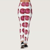 Roze patroon leggings (Achterkant)