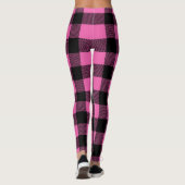 Roze patroon leggings (Achterkant)