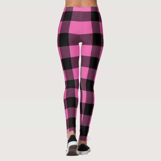 Roze patroon leggings (Achterkant)