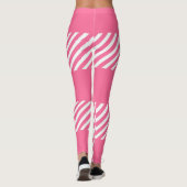 Roze patroon leggings (Achterkant)