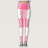 Roze patroon leggings (Voorkant)