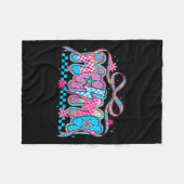 Roze patroon mama moedervrouwmoederdag  fleece deken (Voorkant (Horizontaal))