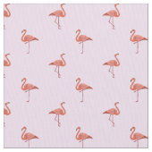 Roze patroon met flamingos stof (Close Up)