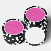Roze patroon MF Poker Chips (Opstapeling)