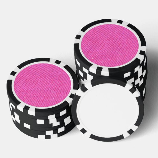 Roze patroon MF Poker Chips (Opstapeling)