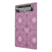 roze patroon mini klembord (Angled2)