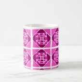 Roze patroon mok (Center)