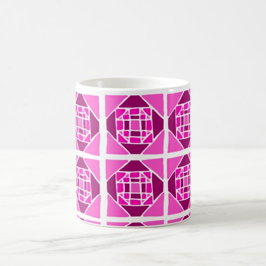 Roze patroon mok (Center)