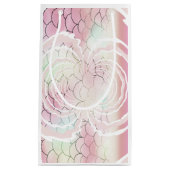 Roze patroon onder de Zee schalen Klein Cadeauzakje (Voorkant)