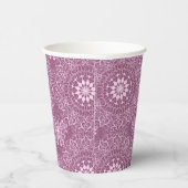  roze patroon papieren bekers (Rechts)