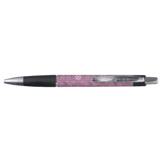  roze patroon pen (Achterkant)