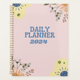 Roze patroon planner