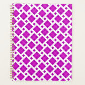 Roze patroon planner (Voorkant)
