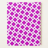 Roze patroon planner (Achterkant)