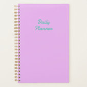 Roze patroon planner (Voorkant)