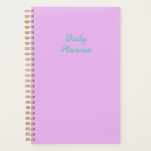 Roze patroon planner (Voorkant)