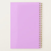 Roze patroon planner (Achterkant)