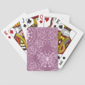 roze patroon pokerkaarten (Achterkant)