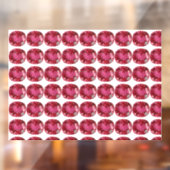Roze patroon raamsticker (Vel 2)
