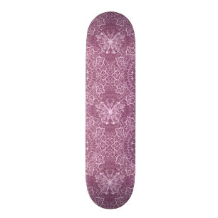 roze patroon skateboard