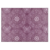  roze patroon snijplank (Voorkant)