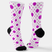 Roze patroon sokken (Gebogen)