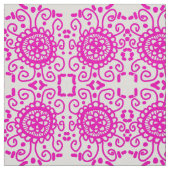 roze patroon stof (Swatch)