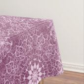  roze patroon tafelkleed (Voorbeeld)