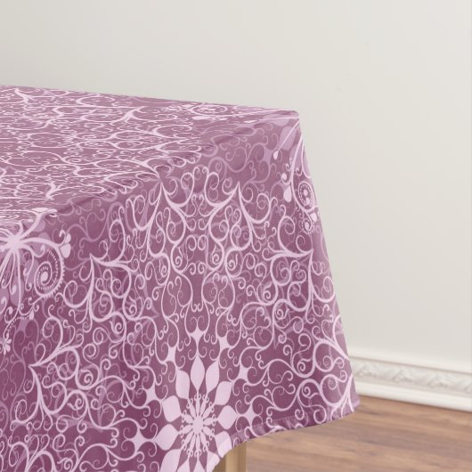  roze patroon tafelkleed (Voorbeeld)