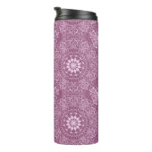 roze patroon thermosbeker (Geroteerd rechts)