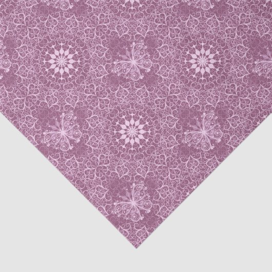  roze patroon tissuepapier (Detail)