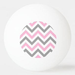 Roze, Patroon van de Zigzag van de Chevron Wht van Pingpongbal