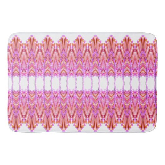 Roze Patroon Vloermat Badmat (Voorkant)