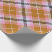 Roze patroonkerstmis cadeaupapier (Hoek)