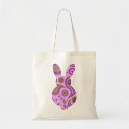 Roze Pattern Bunny Shape Tote Bag
