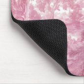 roze pauw muismat (Hoek)