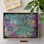 ROZE PAUWS FLORALE COLLAGE DECOUPAGE TISSUEPAPIER (Geschenk)