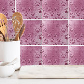 Roze Paw Patroon Tegeltje