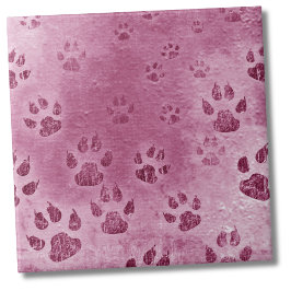 Roze Paw Patroon Tegeltje