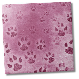 Roze Paw Patroon Tegeltje