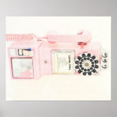 Roze  Payphone Poster (Voorkant)