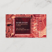 Roze PCB Gedrukte Kring, Technologie-engineering Visitekaartje (Achterkant)