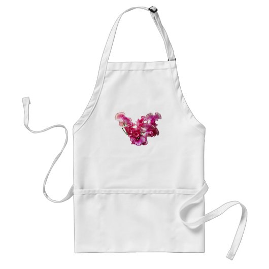Roze pea Heart Standaard Schort (Voorkant)