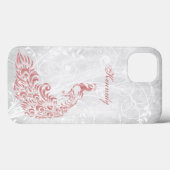Roze Peacock op maat Case-Mate iPhone Case (Achterkant (horizontaal))
