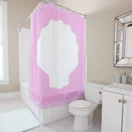 Roze Pearl Douchegordijn