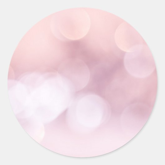 Roze Pearlescent look Roos Gold Abstract Ronde Sticker (Voorkant)