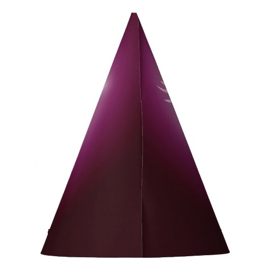 Roze Pegasus "Gelukkige Verjaardag" Feesthoedjes (Achterkant)